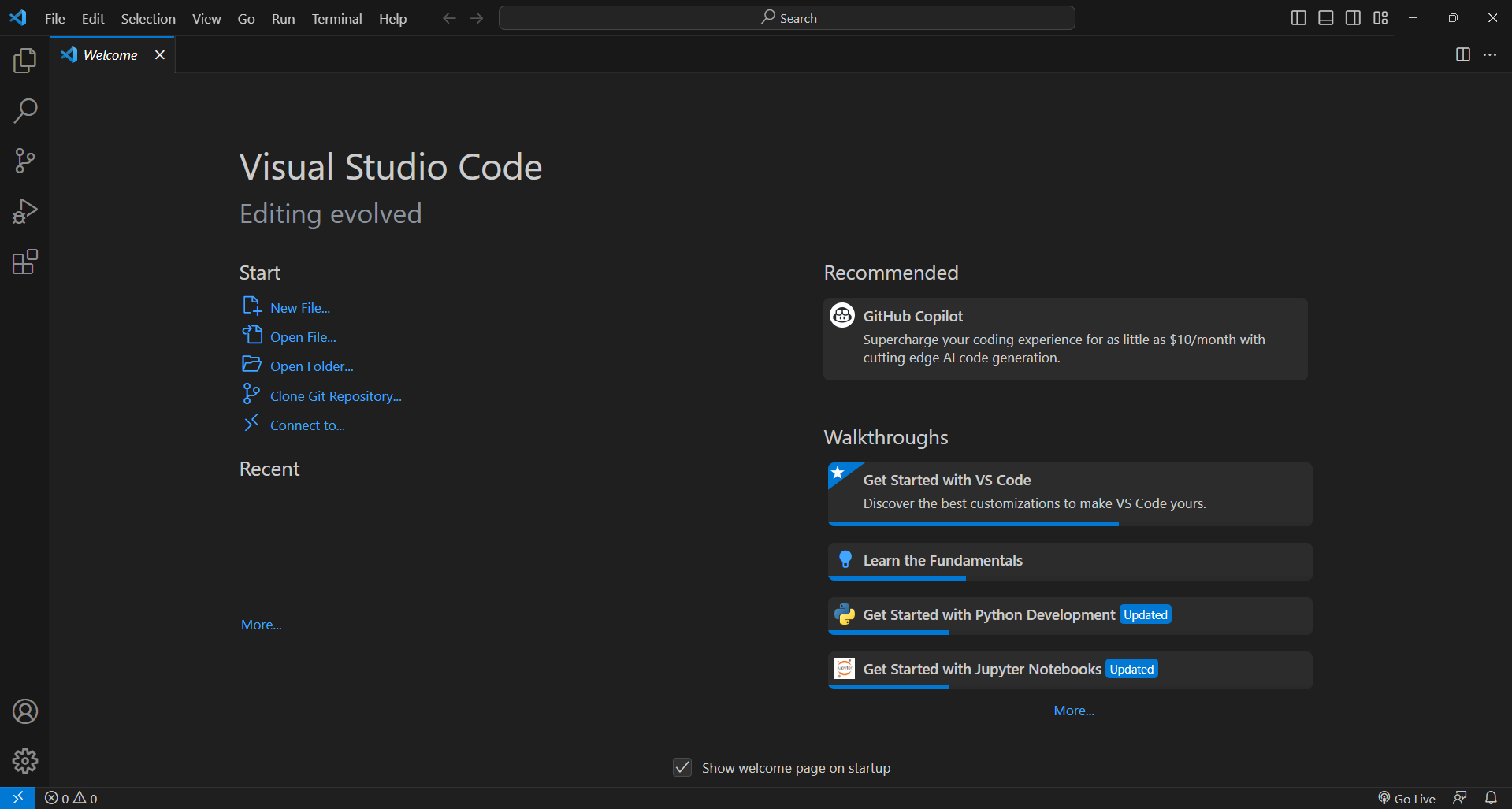 Visual Studio Code screenshot